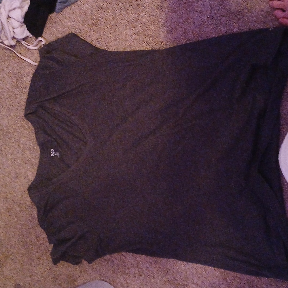 dark grey v neck